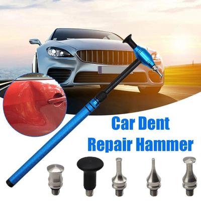Carro Comprimento Ajustável Martelo Reparo Dent Martelo Sem Traço Moldando Chapa De Metal Do Corpo Reparo Dent Martelo De Impacto Ferramenta De Nivelamento