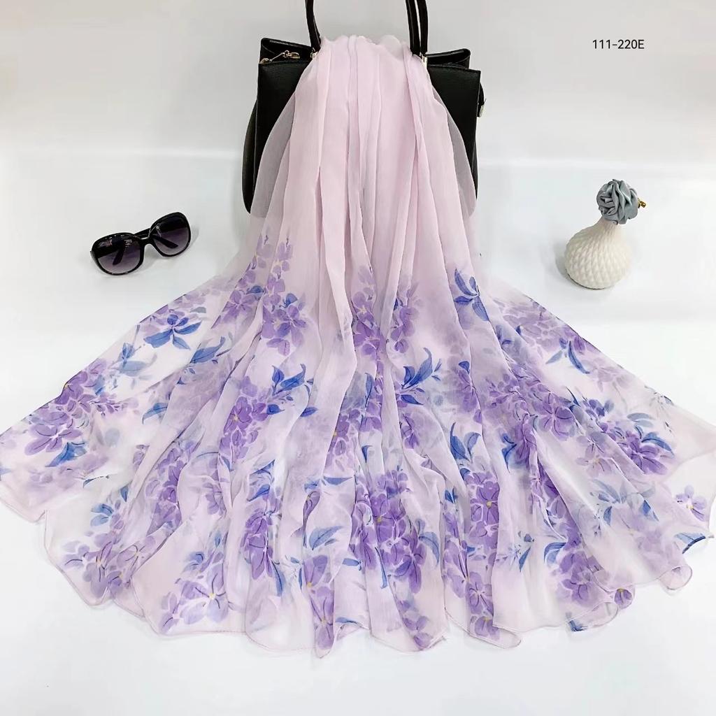 New Floral Bandanas Silk Scarf Women Headband Accessories Handkerchief Neckerchief Fashion Neck Scarfs Satin Ladies Foulard 2024