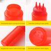 3 Holes Sauce Squeeze Sauce Bottles Condiment Dispenser With Lids Oil Bottle Kitchen Tool Seasoning Mustard Salad Storage Jar