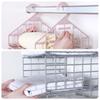 2/3/4/5 Tier Folding Closet Organization Shelves Multi-Purpose Checkered Clothes Rack For Home Bedroom
