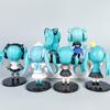 11cm Anime Neue Hatsune Miku Figur Mini Charakter Ornamente Kawai Grüne Hatsune Heim Schreibtisch Dekoration Erwachsenenspielzeug Kinder Geburtstagsgeschenk