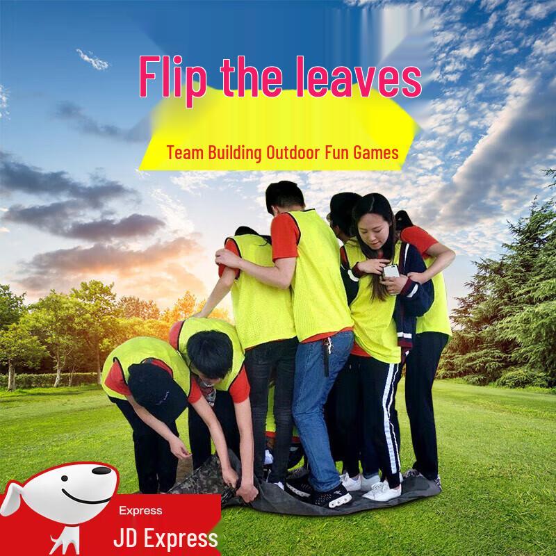 Team Building Leaf Flipping Game Prop