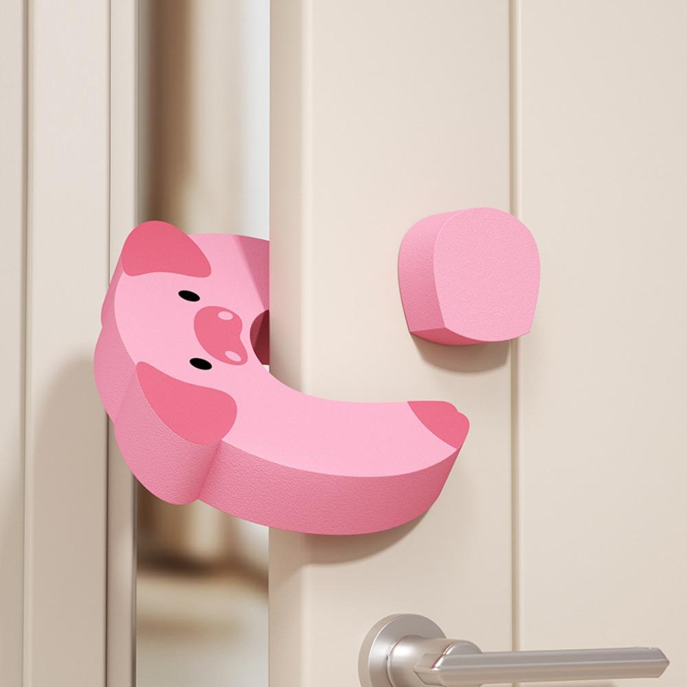 Cute Cartoon Animals Door Stopper Anti Pinch Hand Thicken Door Lock Baby Safety EVA Children Finger Protector