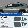 For Toyota RAV4 RAV 4 5th  -2024 Pre-Cut Car Window Privacy Tint Film Auto Sticker Foils ceramic solar UV Protector film