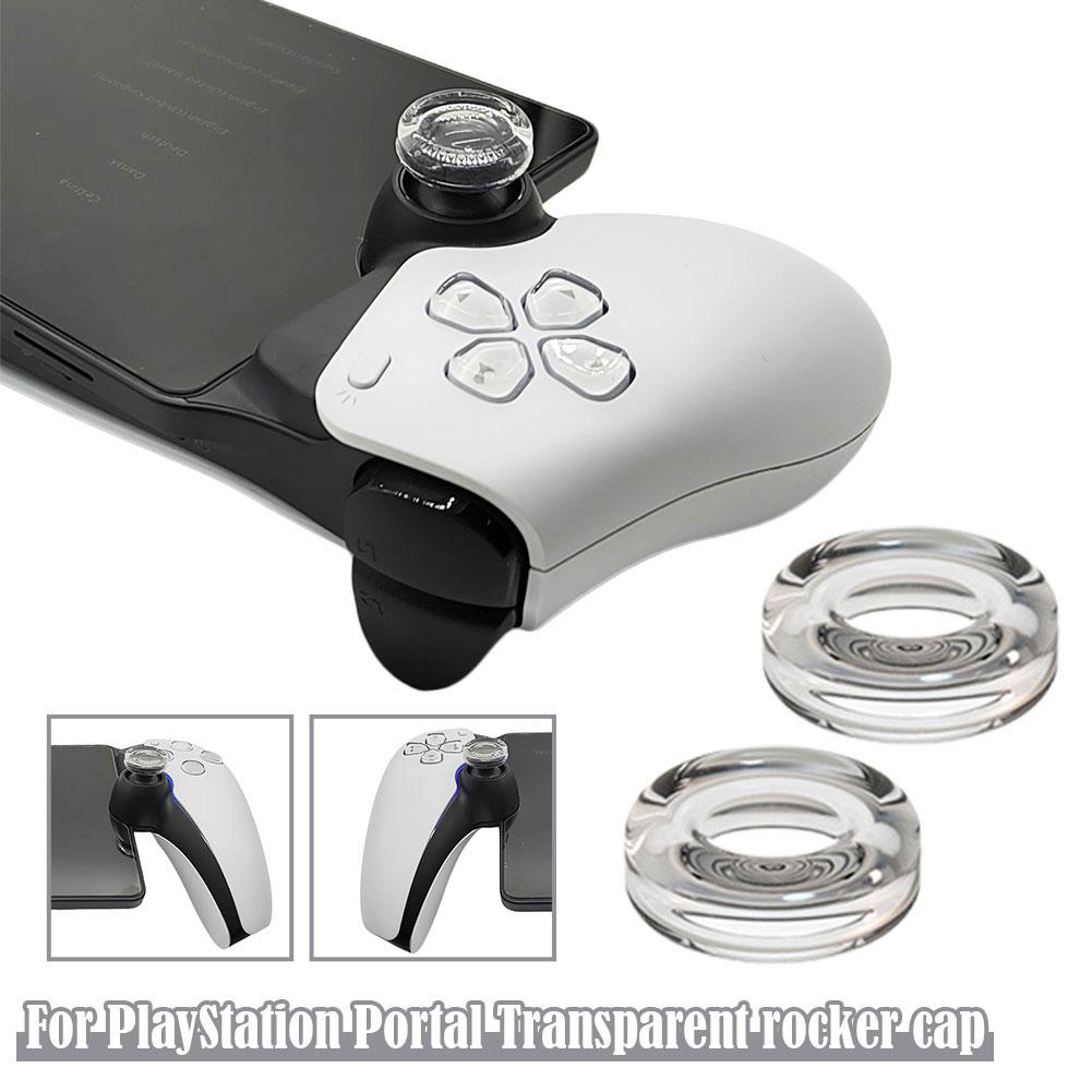 For PS5 Portal Rocker Cap Liquid Silicone Transparent Game Controller Cover Stick Thumb Grip Rocker Caps