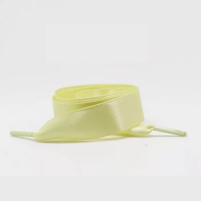 1 pereche 2 CM lățime șireturi satinate plate din panglică de mătase șireturi cizme adidași șiret 19 culori lungime 80CM 100CM 120CM S-1