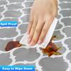 Picnic Tablecovers With Bench Covers Elastic Fitted Tablecloth 6 Ft 30X72 Inch Grey Moroccotables Tablecloths For Camping Indoor