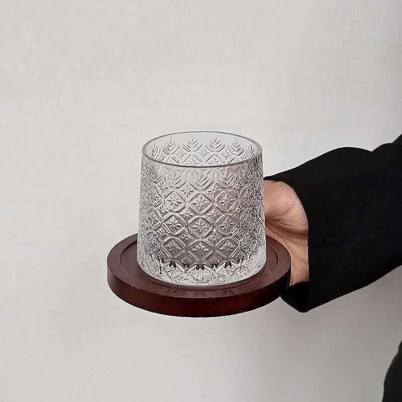 ZISIZ Retro Ins Style Glass Coffee & Drink Cup