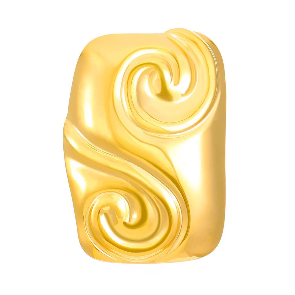 High-End Edelstahl Blumen- & Seestern Offener Ring für Damen