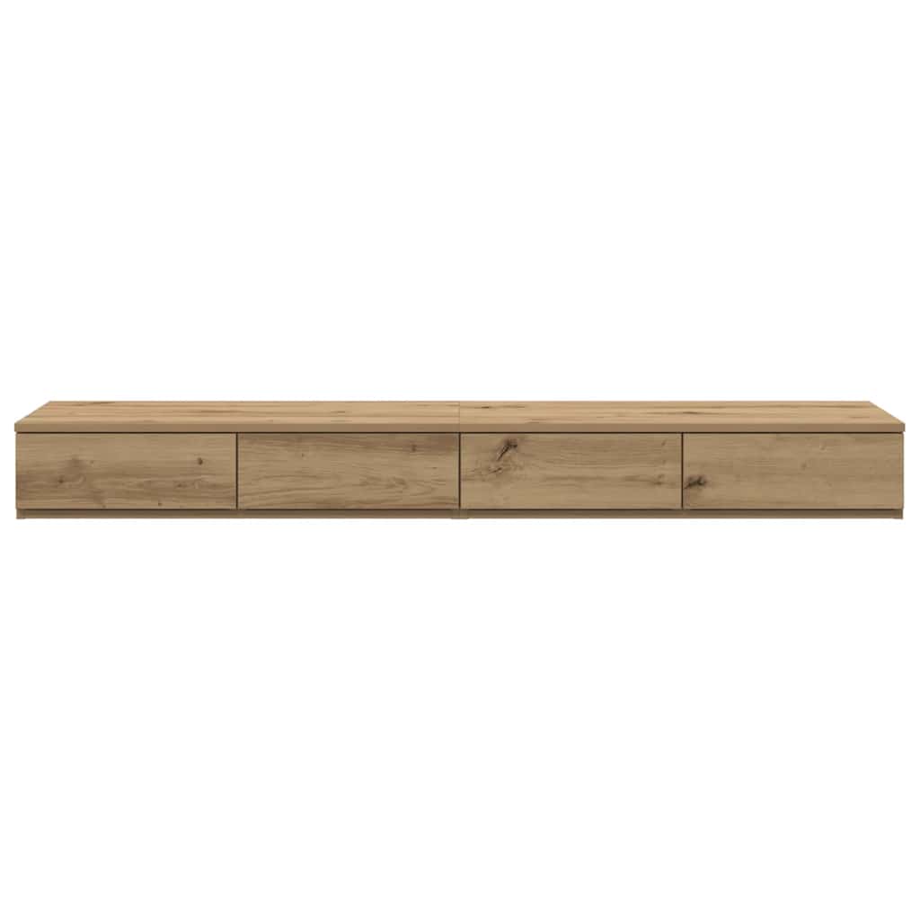 Bed Drawers Artisan Oak 135 x 36.5 x 16.5 cm Engineered Wood