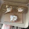 Sparkly Rhinestone Accents Hermit Crab Statement Ring  Beach Vacation Accessory
