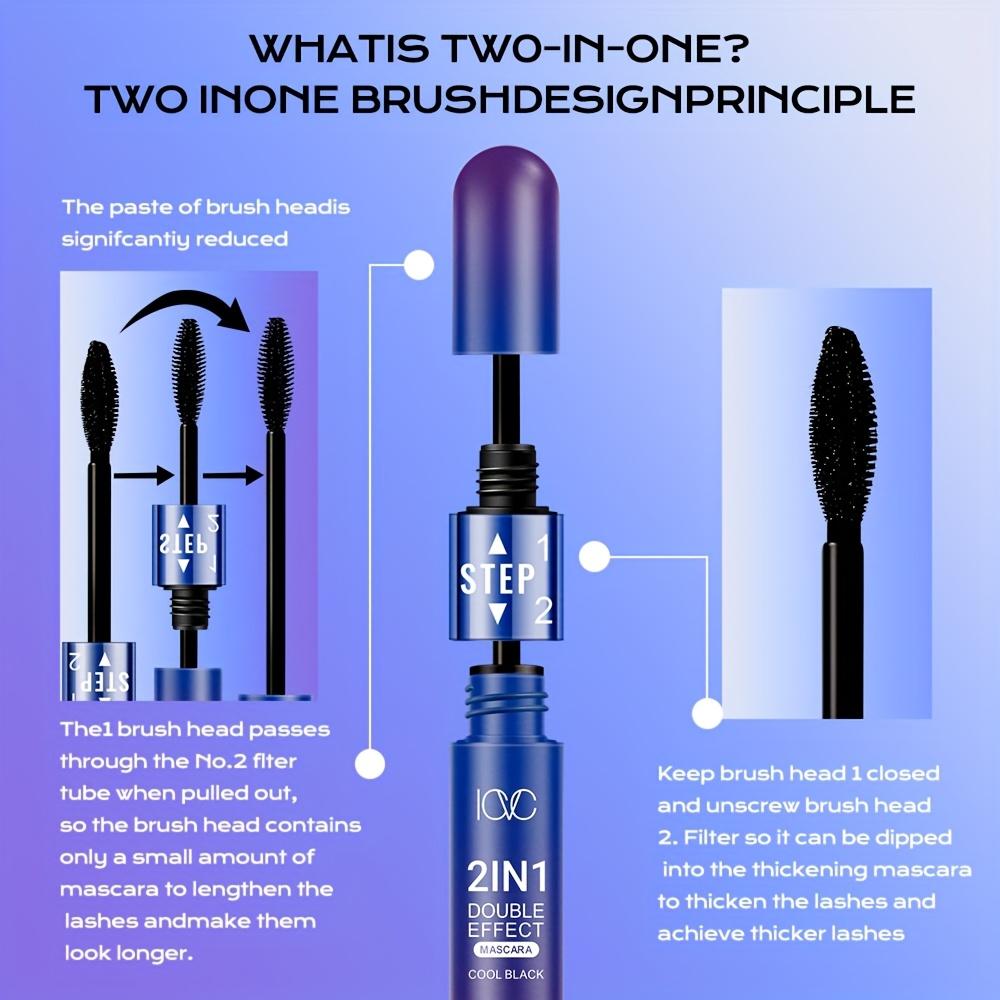 This Two-In-One Mascara Lengthens, Curls, and Thickens While Being Waterproof, Sweat-Resistant, and Long-Lasting Without Smudging or Fading
