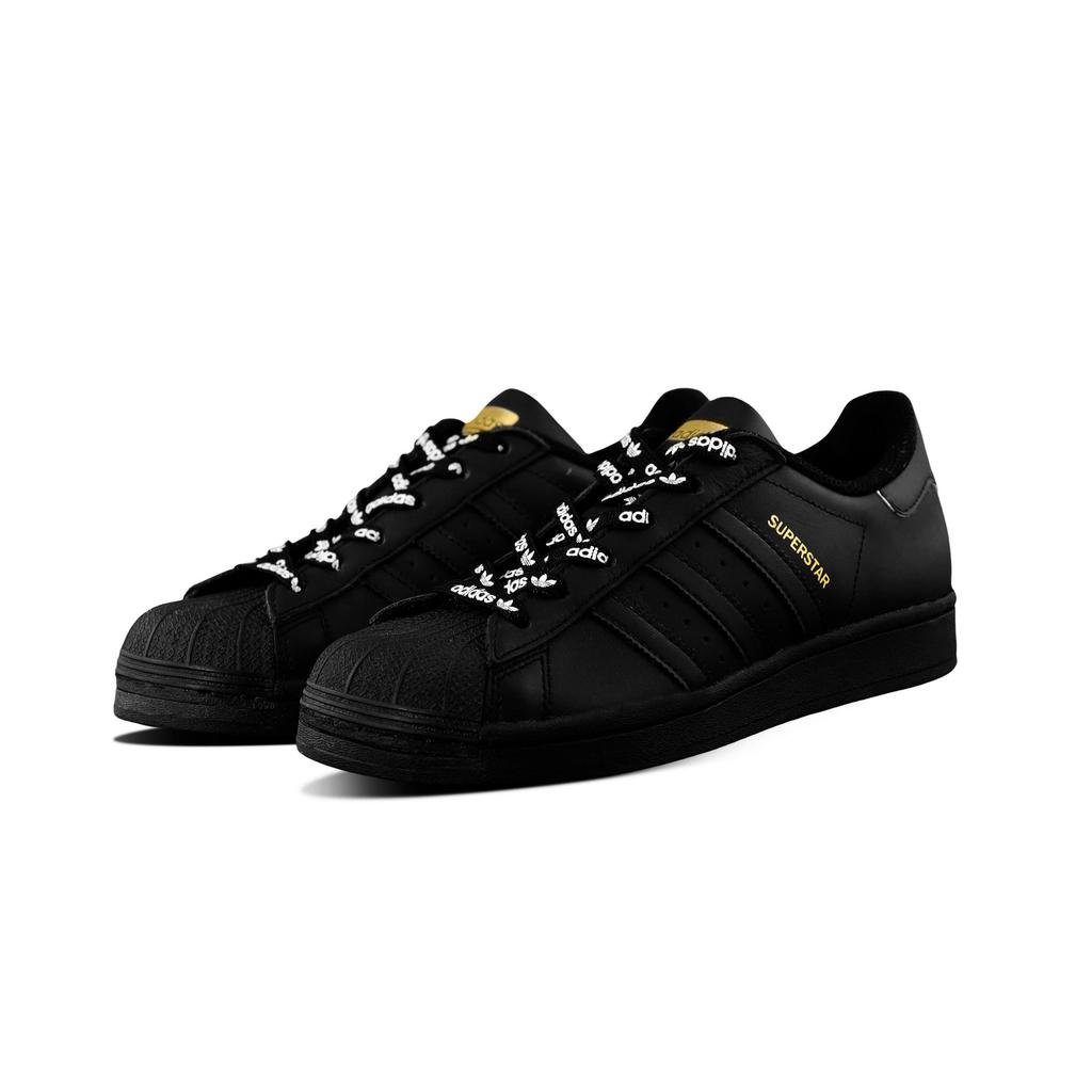 Adidas Originals SUPERSTAR Impact Resistance And Abrasion Resistant Low top Skateboard Shoes Unisex Black EG4959(Team129-)