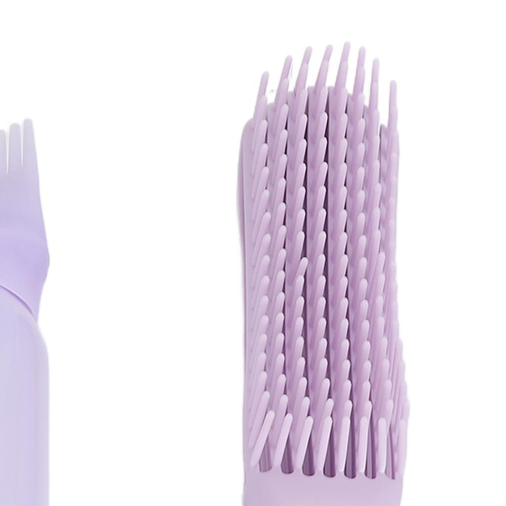 Wurzelkamm Applikatorflasche Kopfhautmassage Paddelbürsten-Set Weiche Borsten für Männer und Frauen