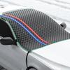 Winter Car Half Cover for Windshield Protection Against Rain, Snow, Frost, Dust, and Sun Damage.