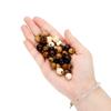 100pcs/lot 4-5mm Natural Wooden Amber Beads Round Loose Spacer Maple Beads For DIY Craft Bracelet Jewelry Making Accessories