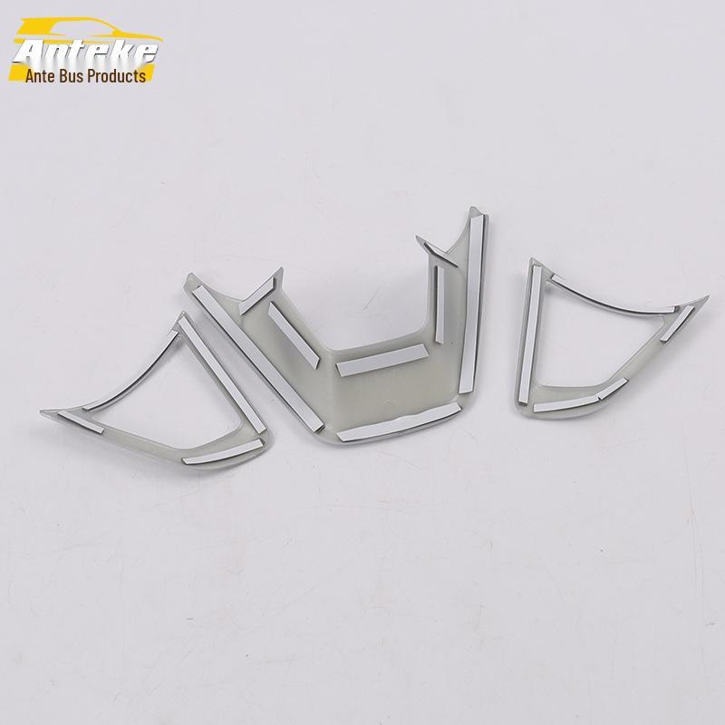Fits 15 Edge Models: Electroplated Steering Wheel, Console, and Dashboard Decorative Stickers