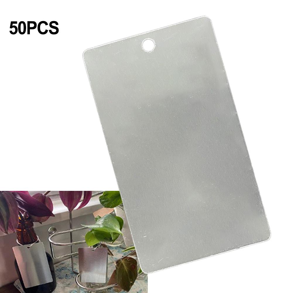 3.15*1.8inch Plant Labels 50 Pcs Aluminum Minimalist