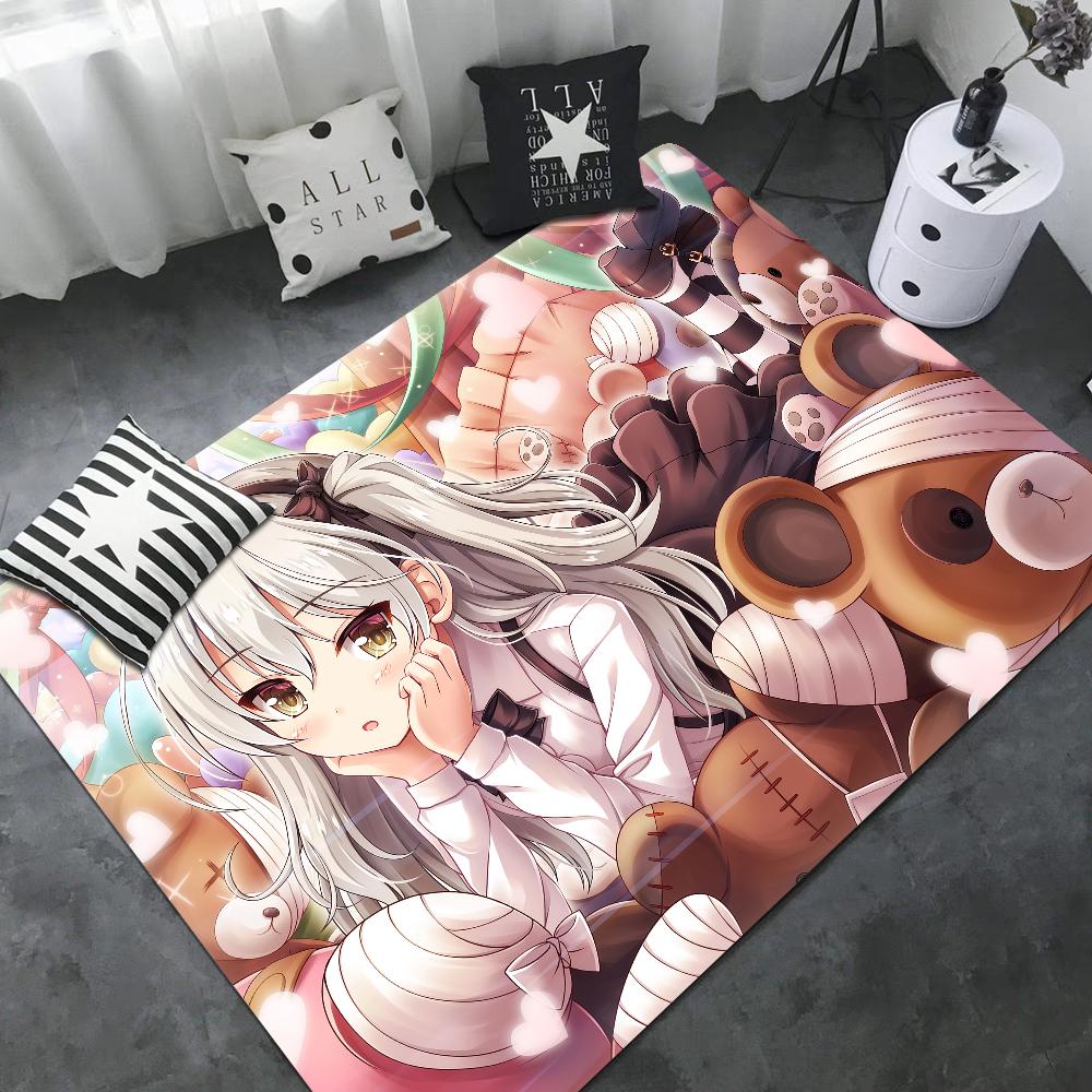 GIRLS Und PANZER Fußmatte Kinderzimmer Schlafzimmer Dekoration Balkon Anti-Rutsch Fußabtreter Wohnzimmer Willkommensmatte