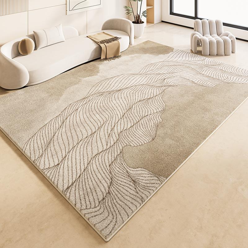Minimalist Line Living Room Decoration Plush Carpet French Style Rugs for Bedroom Home Washable Lounge Rug Fluffy Soft Floor Mat