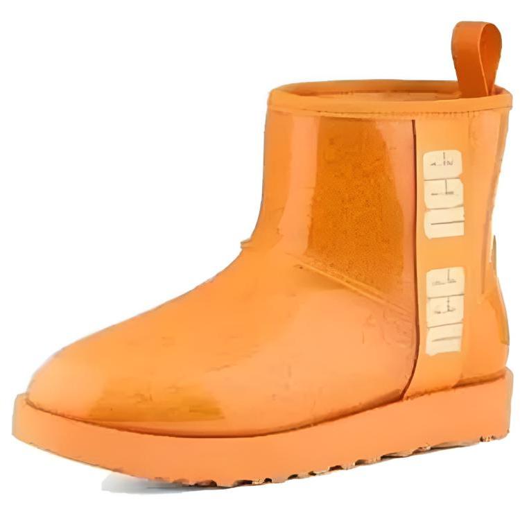 UGG Classic Clear Mini Durable Warm Comfortable Short Snow Boots Women boots Yellow 1113190-PPNG