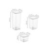 Square Supply Vorratsbehälter 24er Set 8x550ml 8x1200ml 8x1750ml Vorratsbehälter