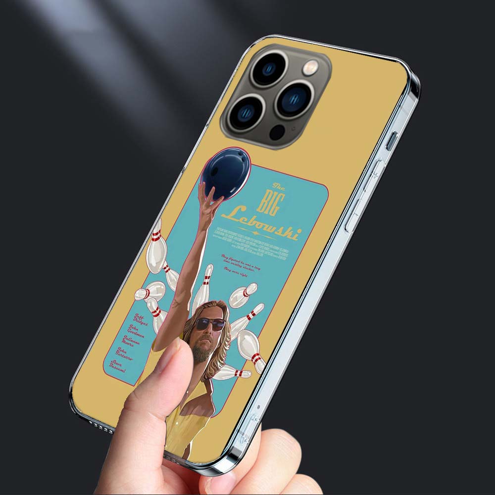 The Big Lebowski Phone Case For Iphone 16E 15 Pro 14 Plus 17E 16 17 Pro Max Air 11 12 13 Mini Shockproof Capa Cute Cover TPU