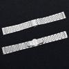Stainless Steel Seven-Bead Watch Strap for Tissot T41, Elbow 12-24mm