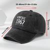 Washed Baseball Cap Men Women Vintage Cotton Curved Brim Sun Protection Hat