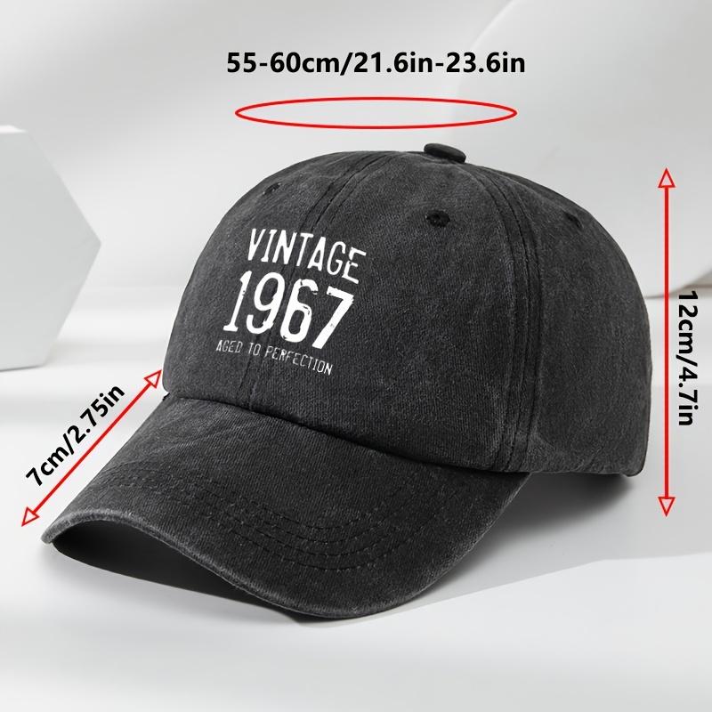 Washed Baseball Cap Men Women Vintage Cotton Curved Brim Sun Protection Hat