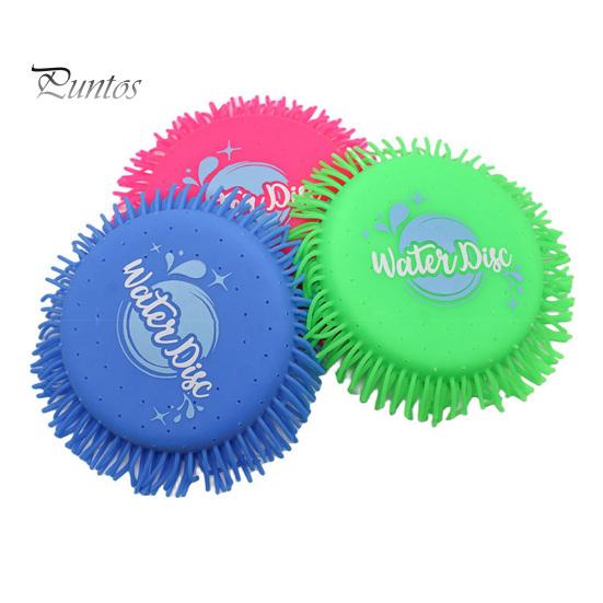 2 Pack Water Flying Discs Sponge Absorbent Enhance Parent-Child Bonding Water Toy Outdoor Beach Pool Flying Disc