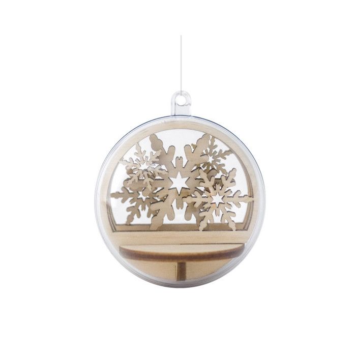 Pces insér.BoisFl.Neige,FSCMixCre,ø5,5cm, nature, 5 pces, 1 Set