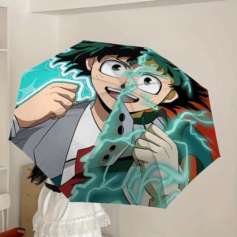 1pc My Hero Academia Automatic Open/Close Umbrella, Lightweight Design for Everyone,Durable Canopy Yy251014059