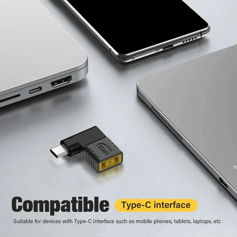 65W DC to USB C PD Power Adapter Converter 5.5X2.5 7.4X5.0 4.5X3.0mm Laptop Charger to Type C Connector for Xiaomi Samsung