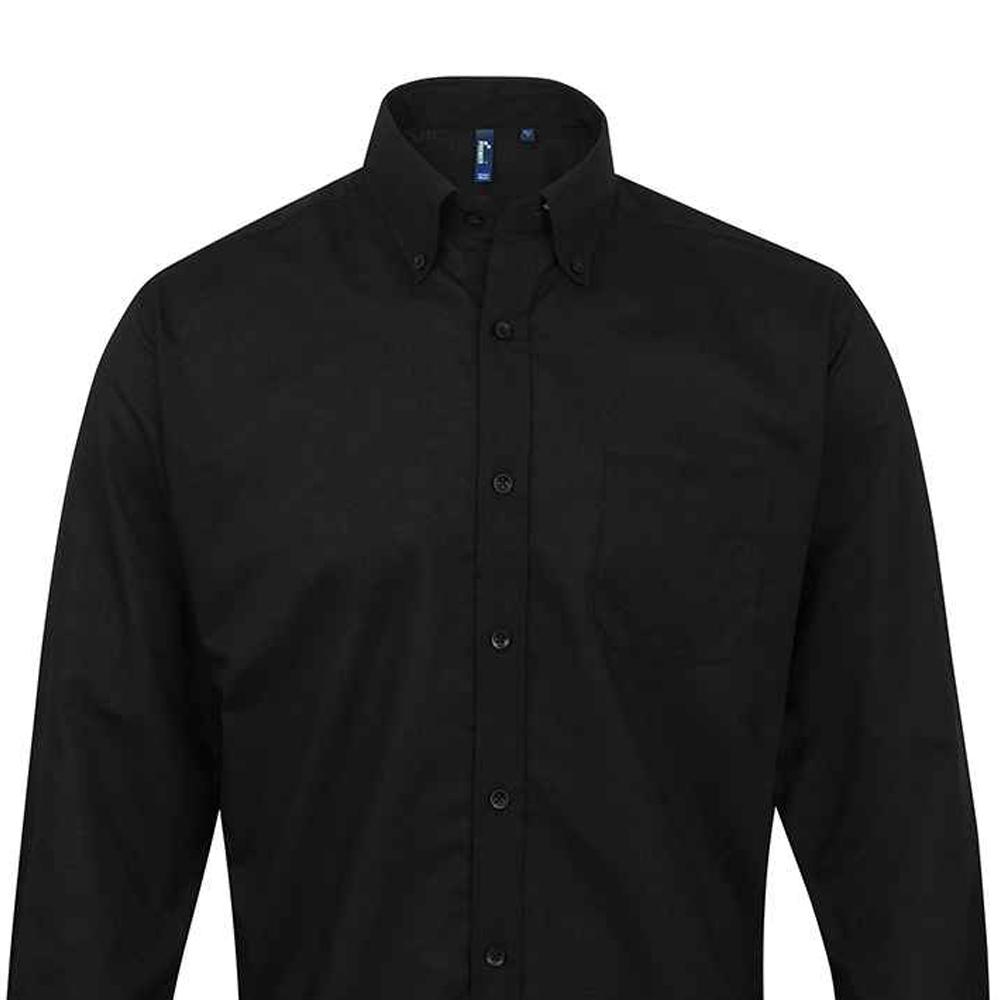 Premier Pánská pracovní košile s dlouhým rukávem Oxford Signature