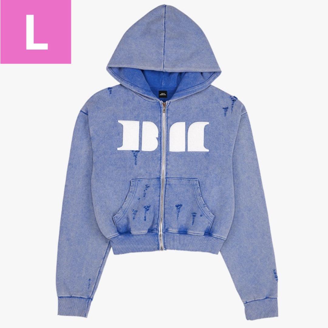 

[USED] BABYMONSTER Hoodie Parka Sky Blue L Seoul Con Waltz
