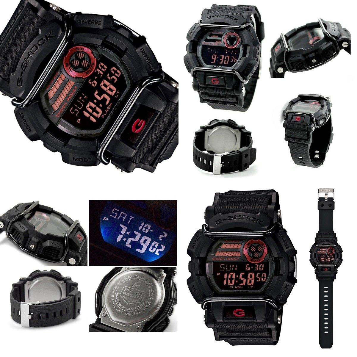 

G-SHOCK Protector 20 ATM Water Resistant Digital Plastic Belt Watch Men s Unisex (GD-400-1 GD-400-2 GD-400-3 GD-400-4 GD-400-9) (GD-400-1 (Black) ))