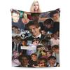 Conrad Fisher Flannel Blanket Warm Throw Blanket for Outdoor Camping Graphic Bedspread Sofa Bed Cover