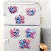 6Pcs Couple Series Diamond Art Fridge Magnet Diamond Painting Refrigerator Magnet Diamond Painting Fridge Magnet for Adults Beginners