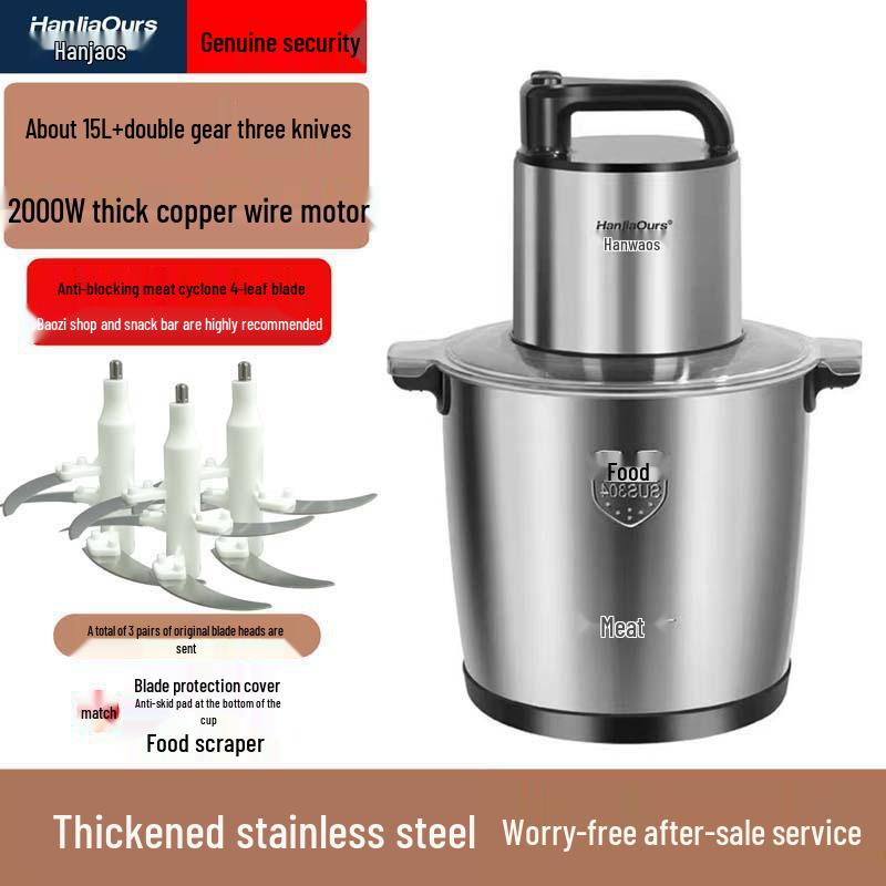 High-Power Multi-Function Meat Grinder and Food Processor