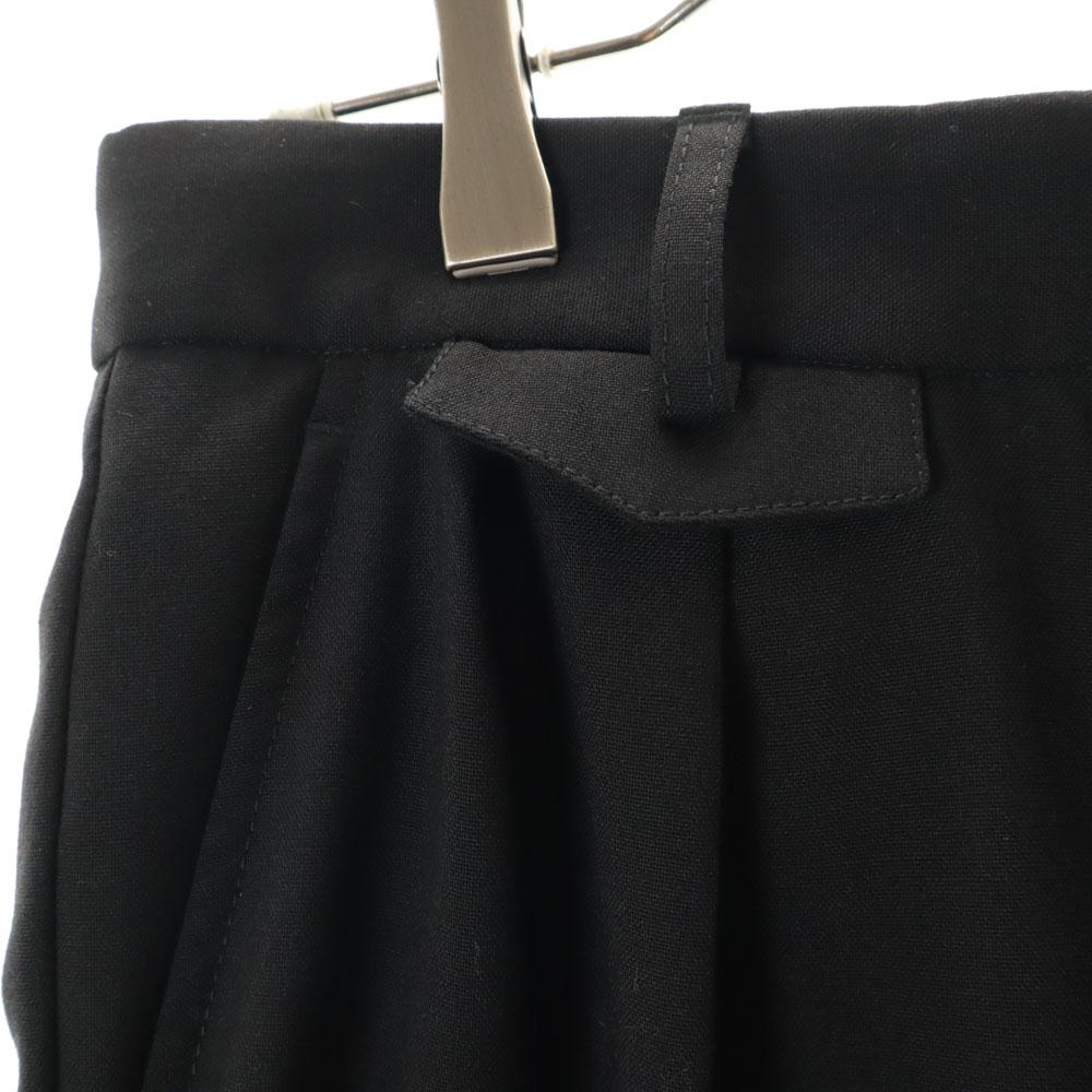 GUCCI Made in Italy 100% wool Slacks pants 44 black Men's Used