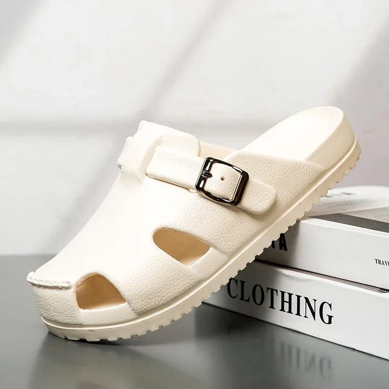 Fashion Fashion Breathable Men's Sandals Outdoor Lightweight Slippers Male Garden Shoes Non-slip Beach Shoes Comfortable Walking Shoes