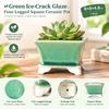 Retro Kiln-Changed Ceramic Mini Flower Pot