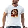 Victorian Saint Bernard T-Shirt Basic Crew Neck Short Sleeve Top