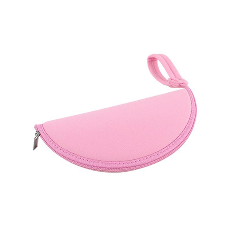 

Двойное по назначению хранилище для мыши на молнии и портативный коврик для мыши B18C004 розовый