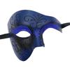 Halloween Retro Men’s Warrior Half-Face Mask: Italy, Venice, Rome, Egypt & Ancient Greece Style.