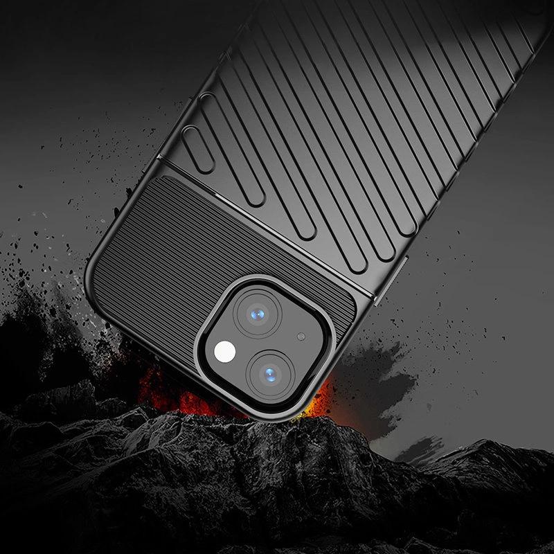 Thunder Case Flexible Armored Case Cover for iPhone 13 Mini Black