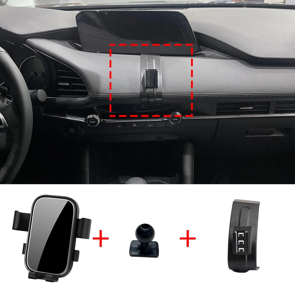 for MAZDA 3 BP 2024 2025 Integrated Screen Mount Phone Holder Mount Car accessoires