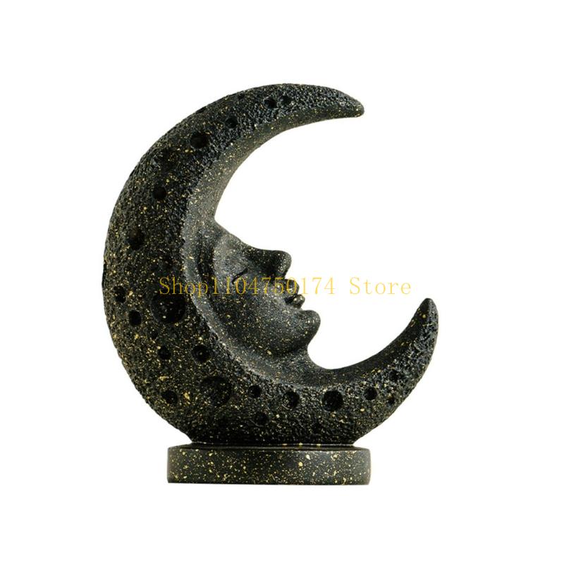 

Статуетки Місяця Фігурки Скульптури для полиць Шафи Домашній декор Фігурки Богині Місяця Декоративні предмети Прикраса найкращий продаж чорний