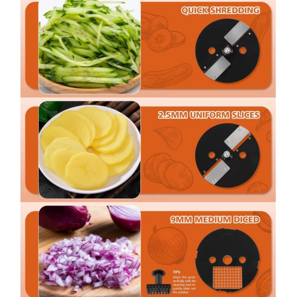 Vegetable Slicer Multi-function Slitting, Shredding, Slicing